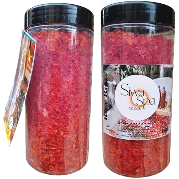 Siwa Spa Bath Salt & Scrub Rose Scent (700g) - Image 2